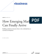 Strategy+business: How Emerging Markets Can Finally Arrive