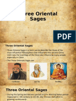 Three Oriental Sages