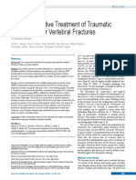The Conservative Treatment of Traumatic Thoracolumbar Vertebral Fractures