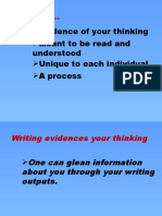 Nature of Writing