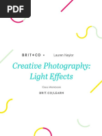 Creative Photography Light Effects