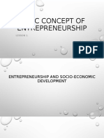 Basic Concept of Entrepreneurship: Lesson 1