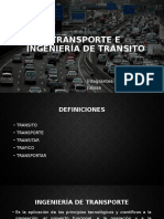 TRANSPORTE E INGENIERÍA DE TRÁNSITO Cap 3 Expo (1) Yuli