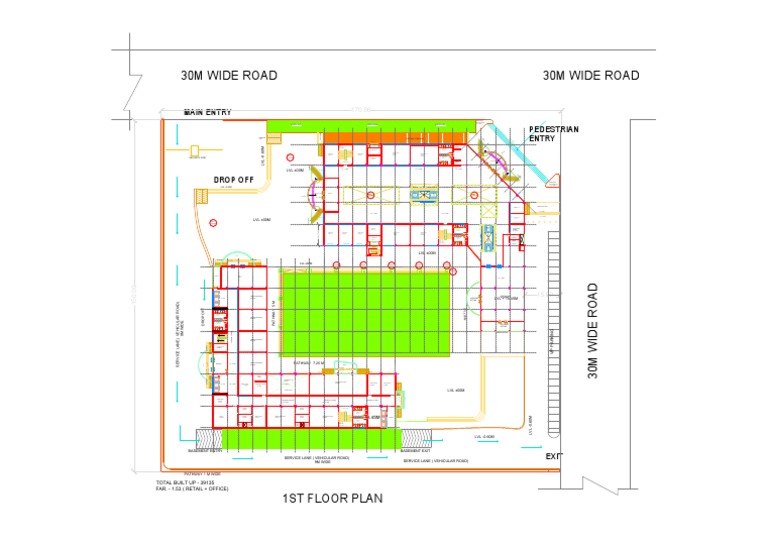 Detailed Floor Plan and Layout Analysis | PDF | Stairs | Building ...