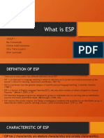 What Is ESP Group 1