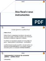 Política fiscal e seus instrumentos