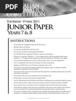 AIC Junior 2011 PDF