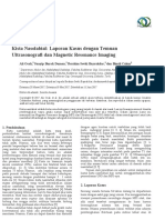 Kista Nasolabial - Laporan Kasus Dengan Temuan Ultrasonografi Dan Magnetic Resonance Imaging