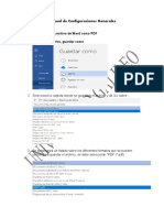 Manual de Configuraciones Generales