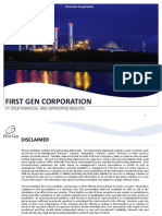 First Gen Corporation: Fy 2018 Financial and Operating Results