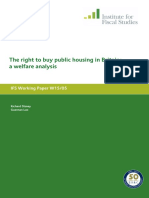 The Right To Buy Public Housing in Britain: A Welfare Analysis