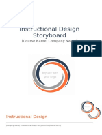 Instructional Design Storyboard: (Course Name, Company Name)