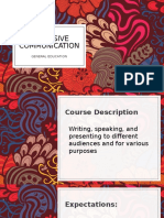 Purposive Communication: General Education