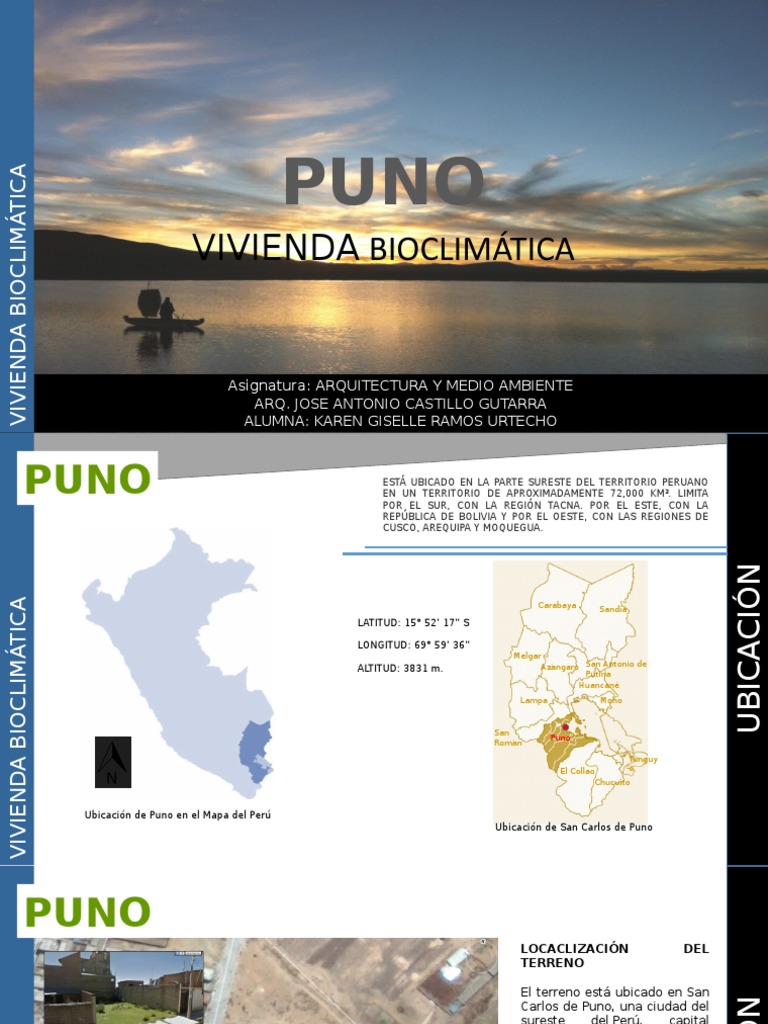 Puno - Vivienda Bioclimatica | PDF | Clima | Geografía Física