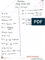 Rolling Formulae Sheet @mohit - Chouksey PDF