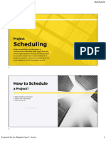 Scheduling: How To Schedule
