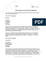 Antonym Techniques PDF