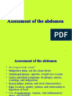 Assessment of The Abdomen