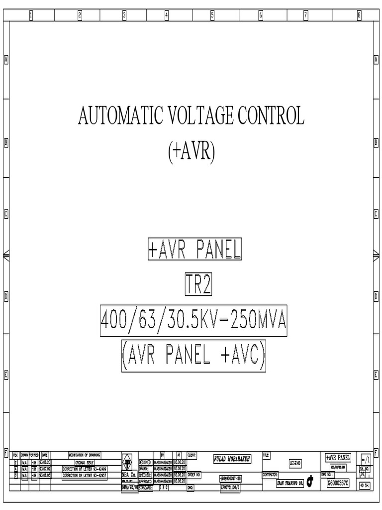 Automatic Voltage Control (+AVR) | PDF