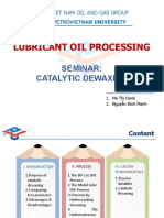 Catalytic Dewaxing Process Overview