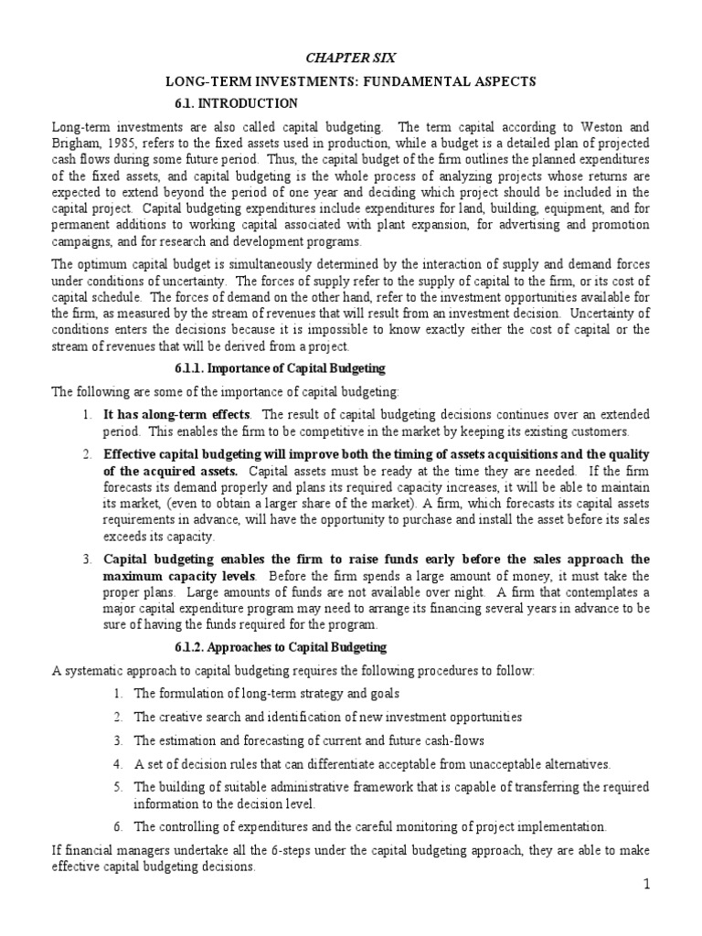 Capital Budgeting Essentials | PDF | Discounted Cash Flow | Depreciation