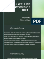 Ge-Lwr: Life and Works of Rizal: Prepared By: Cristine L. Pingal
