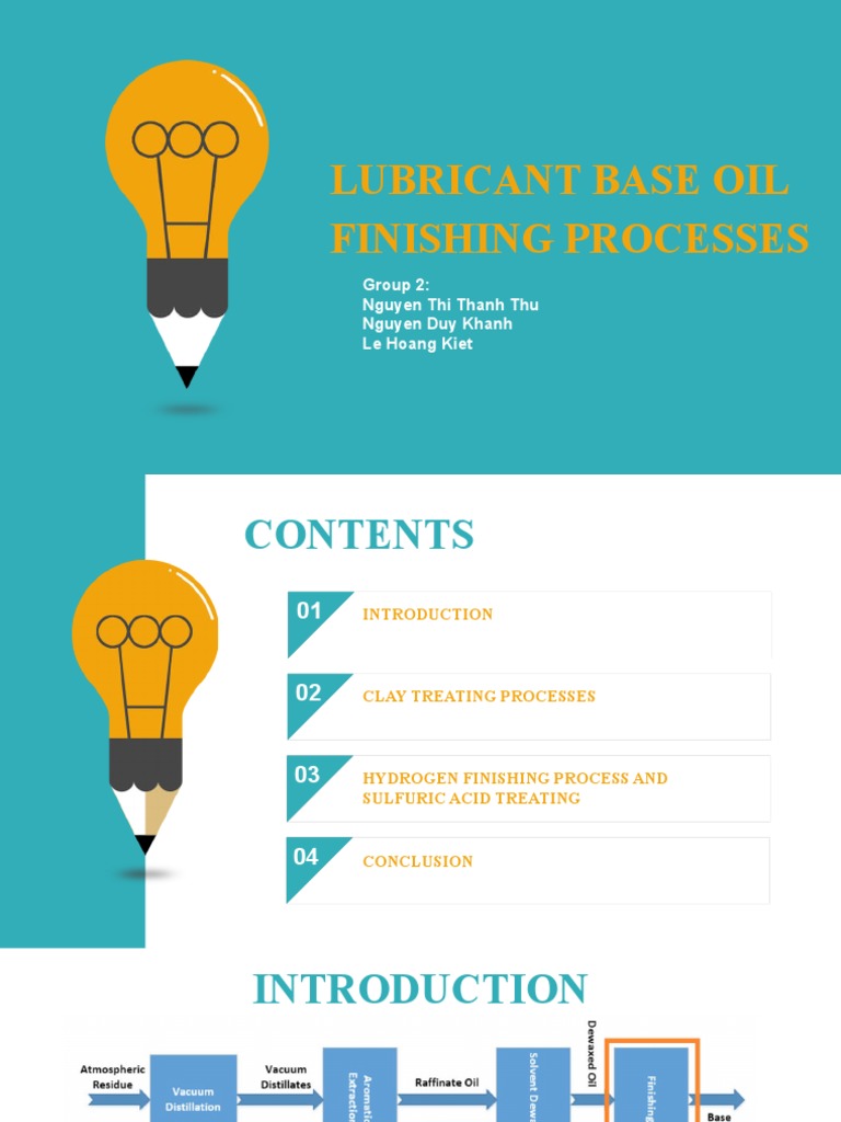 Optimizing Base Oil Quality through Finishing Processes PDF