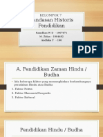 Landasan Pendidikan Pendidikan Zaman Dulu