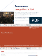Power-user User Guide v1.6.736: Essential Features