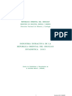 Estadistica Produccion Minera 2003 PDF