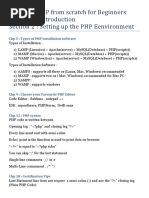 Complete PHP From Scratch For Beginners