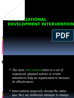 Organizational Development Intervention