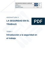 Asignatura 3.1 Introduccion A La Seguridad en El Trabajo PDF