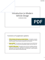 Introduction To Modern Vehicle Design - Suspension System PDF