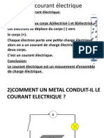 Le Courant Électrique Cours