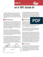 Treatment of 100% Outside Air: Application Note 15