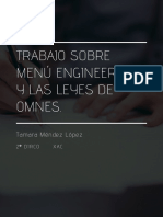 Trabajo Sobre Menú Engineering y Las Leyes de Omnes PDF