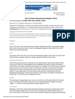 Comparative Evaluation of Linear Dimensional Changes of Four Commercially Available Heat Cure Acrylic Resins