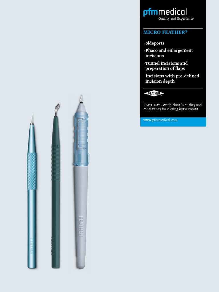 FEATHER MicroFeather Brochure | PDF | Blade | Nature