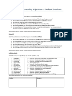 Compound Personality Adjectives Handout