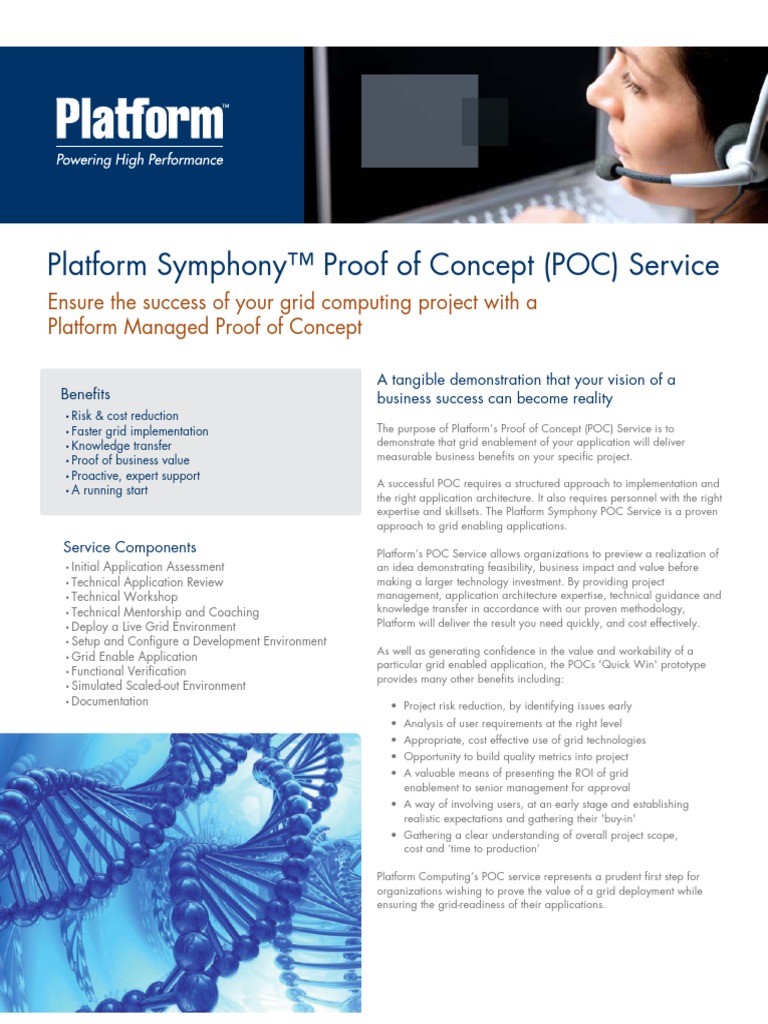 Platform Symphony™ Proof of Concept (POC) Service | PDF | Grid ...