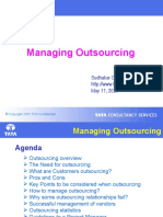 Managing Outsourcing: Sudhakar Gudala May 11, 2020