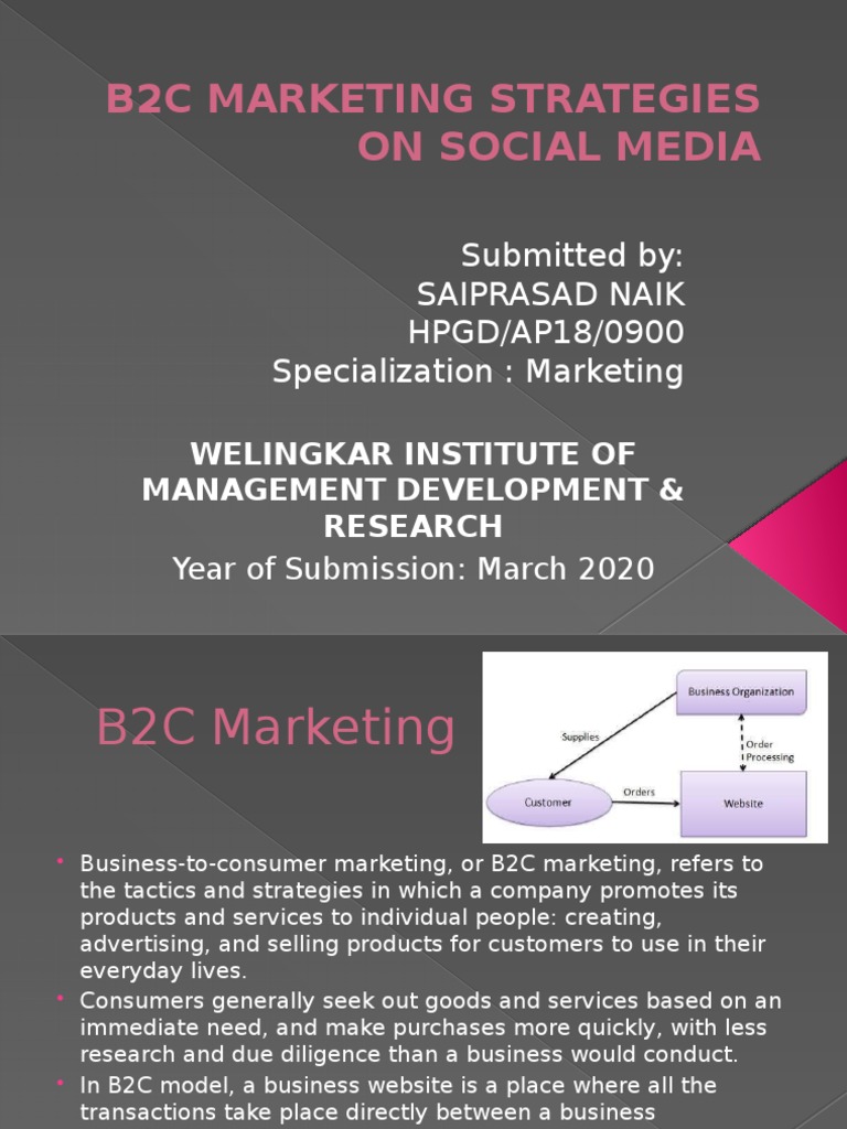 B2C Social Media Marketing Strategies | PDF | Social Media | Popular ...