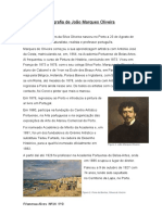 Biografia do pintor português João Marques Oliveira
