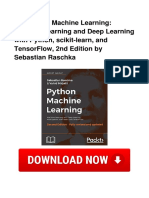PDF Python Machine Learning: Machine Learning and Deep Learning With Python, Scikit-Learn, and Tensorflow, 2Nd Edition by Sebastian Raschka