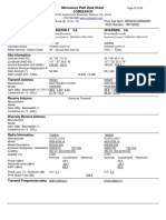 Microwave Path Data Sheet Details