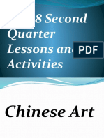 Arts 8 Second Quarter Lessons and Activities