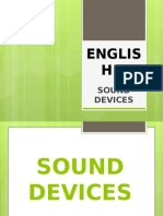 English 5 - Sound Devices