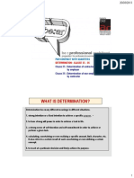 What Is Determination?: Pam Contract With Quantities