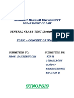 Synopsis: Aligarh Muslim University